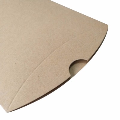 Plain Kraft Paper Mini Corrugated Pillow box