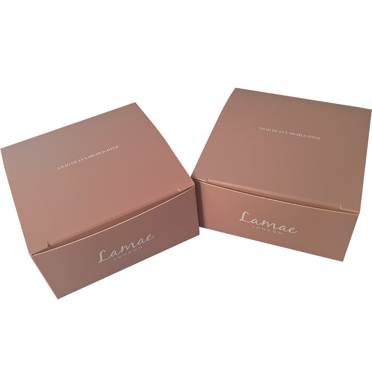 2017 hot style rose gold brown recycled cardboard gift boxes with good price